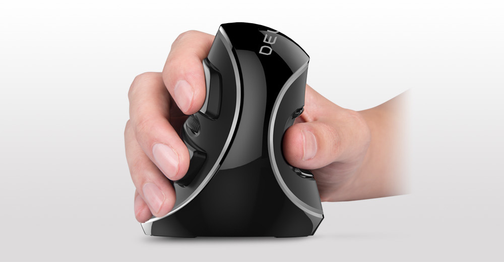 Vertical Ergonomic Designed Wireless Mouse