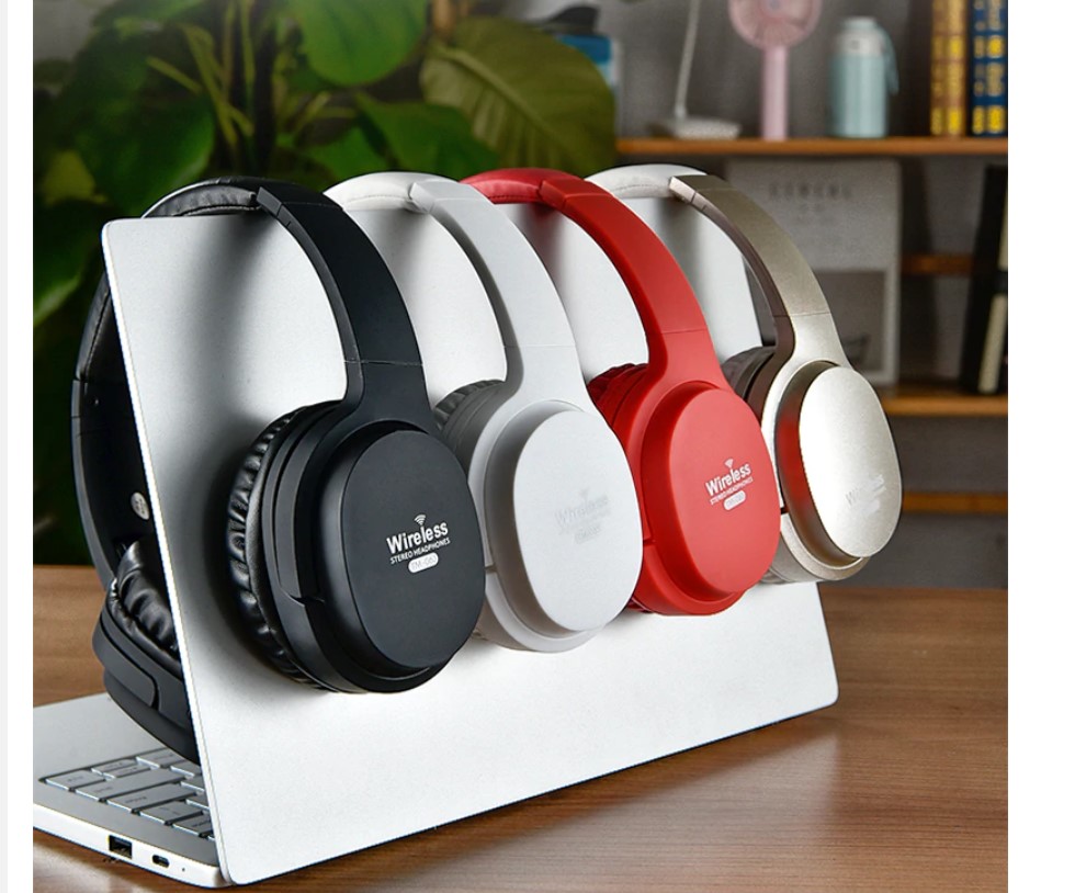 Solid Color Design Wireless Headphones