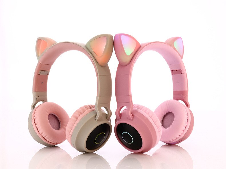 Cat Ears Wireless Bluetooth 5.0 Headset