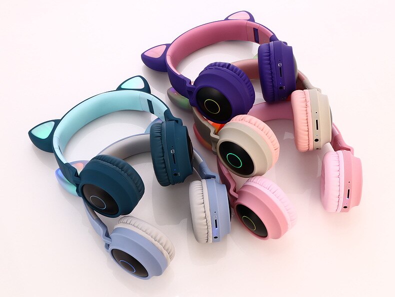 Cat Ears Wireless Bluetooth 5.0 Headset